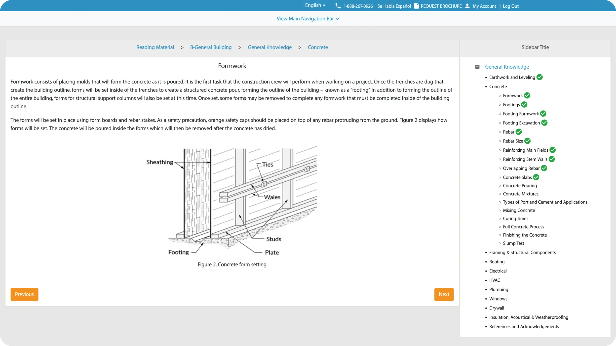 Students studying contractor license exam materials