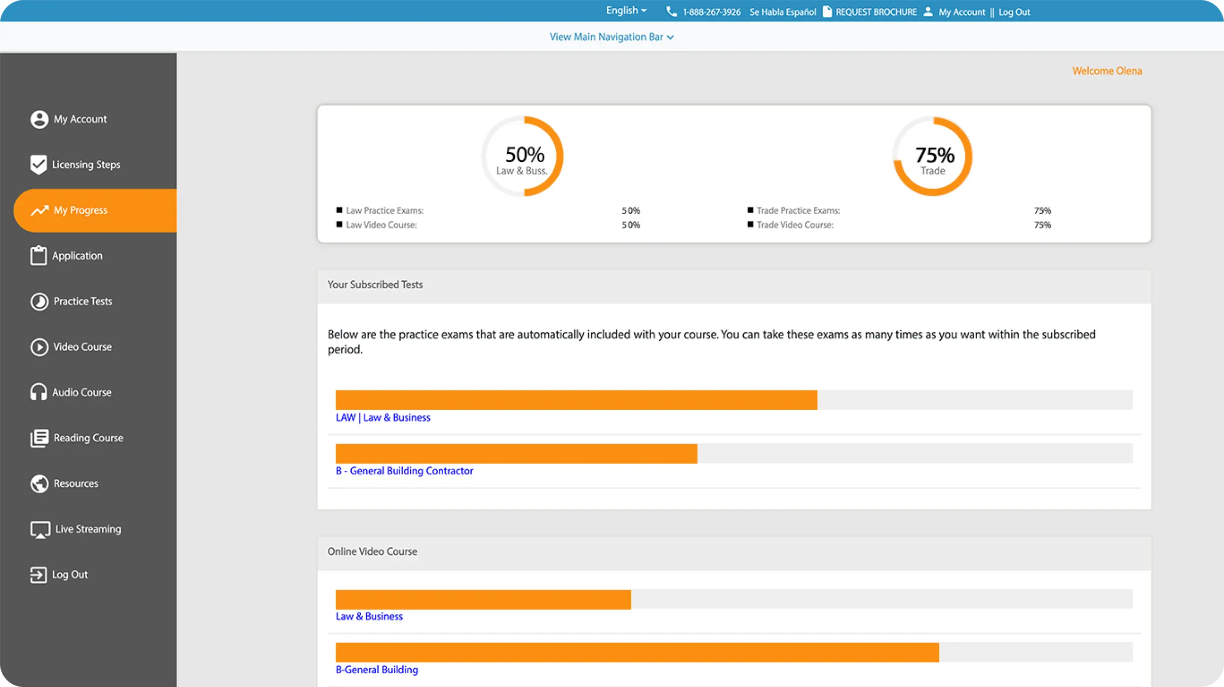 Students attending contractor license exam preparation
