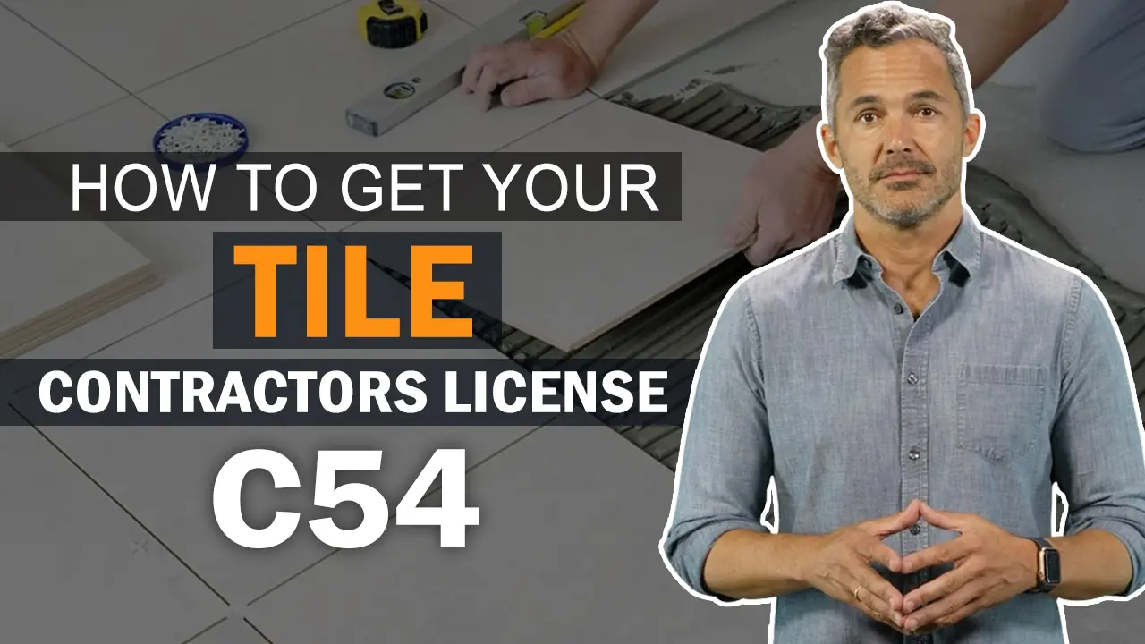 Watch information on how to get a tile contractors license