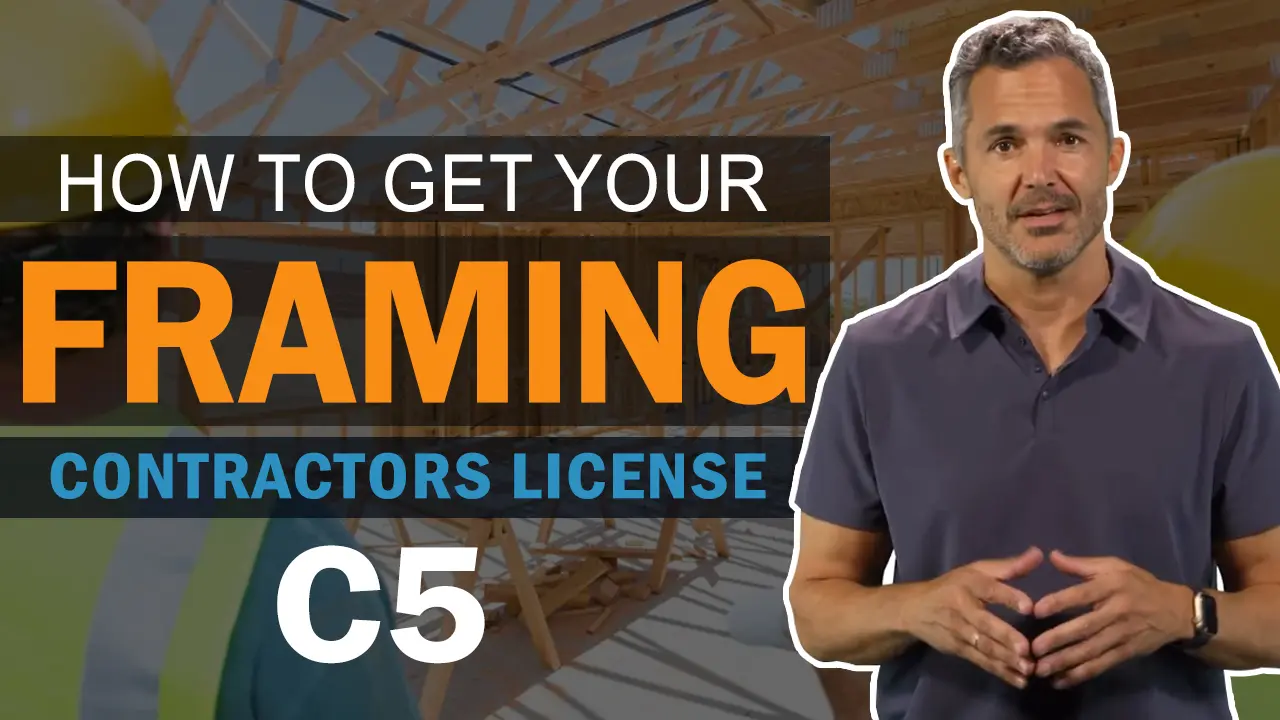 Watch information on how to get a framing contractors license