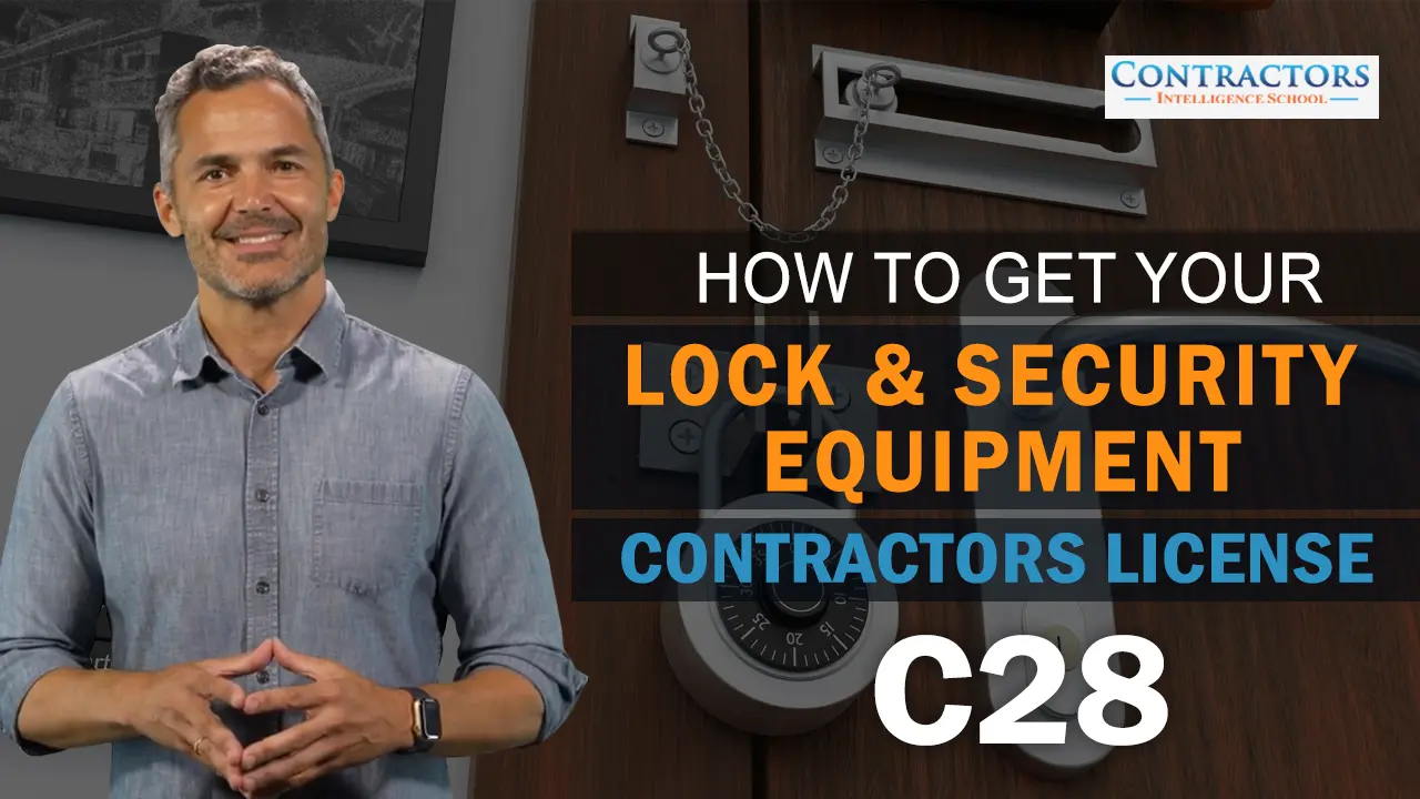 Watch information on how to get a locksmith contractors license
