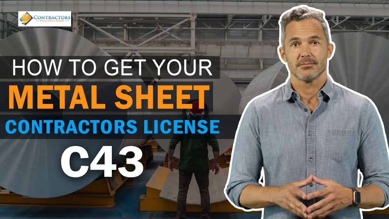 Watch information on how to get a sheet metal contractors license