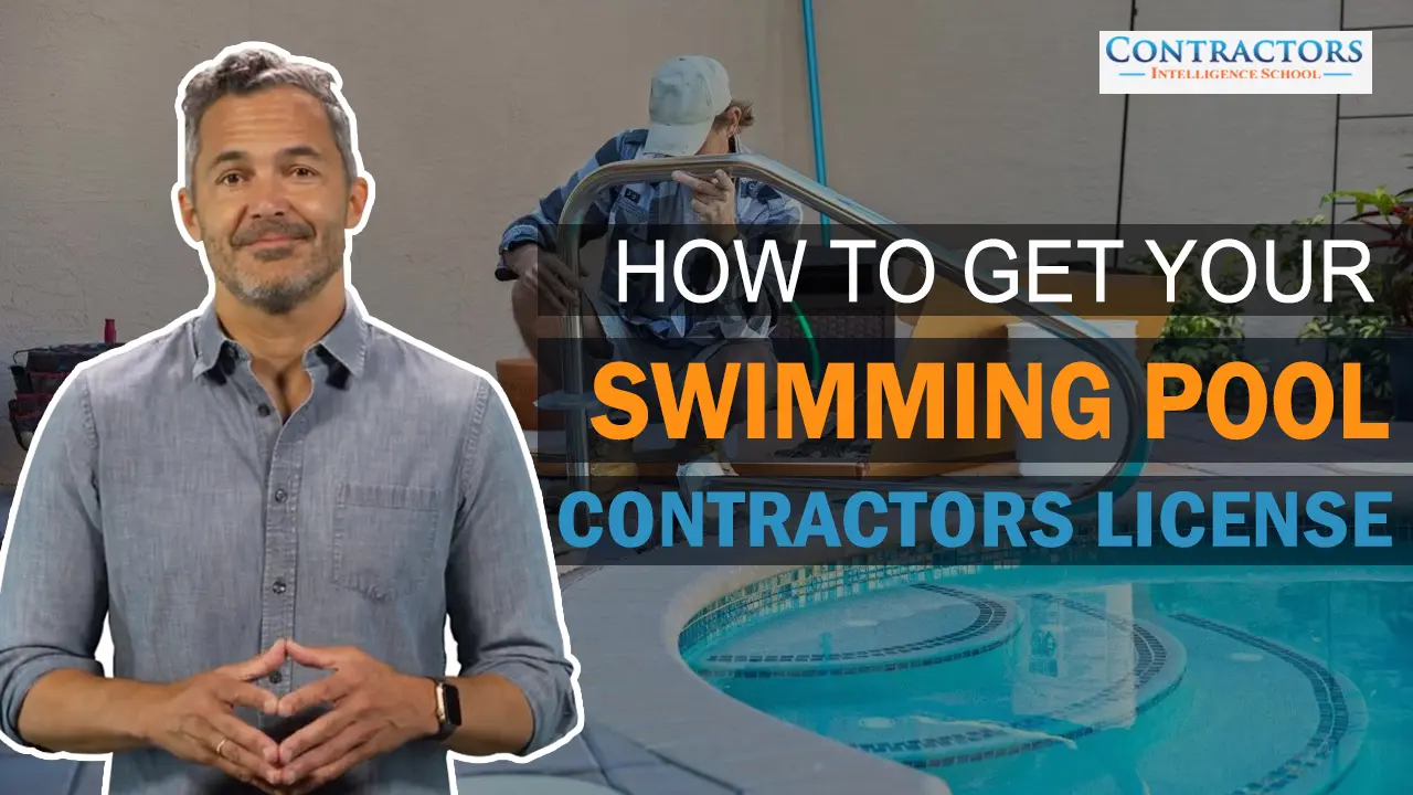 Watch information on how to get a swimming pool contractors license