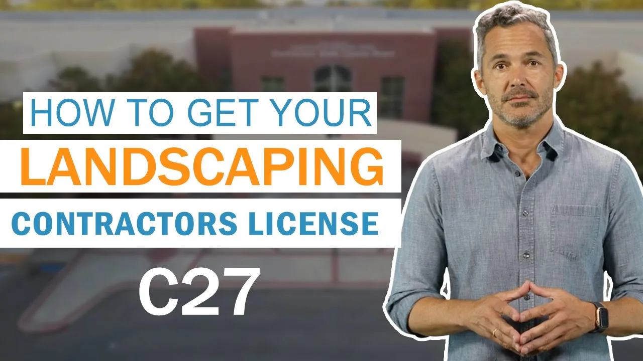 Watch information on how to get a landscaping contractors license