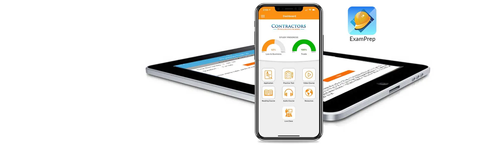 Mobile app for studying Masonry Contractors License content on the go