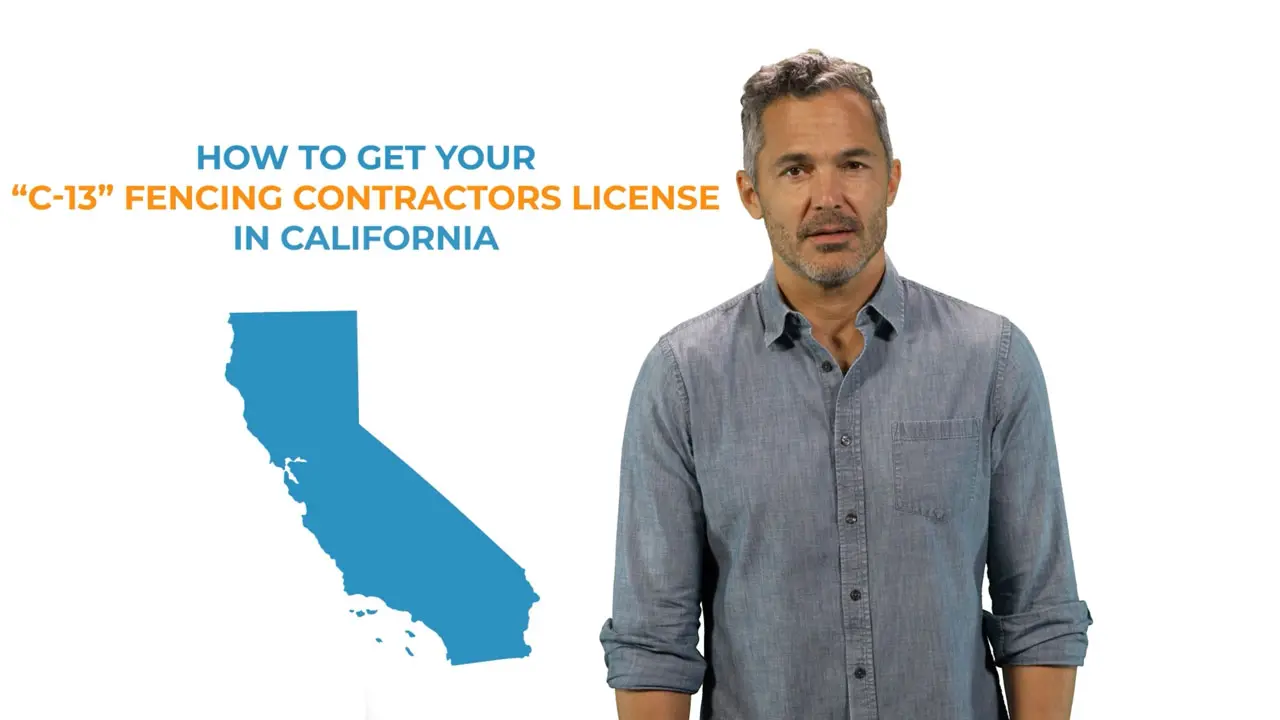 Watch video on how to get a fencing contractors license