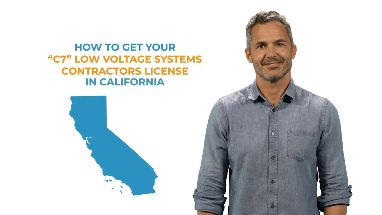 Watch video on how to get a low voltage contractors license
