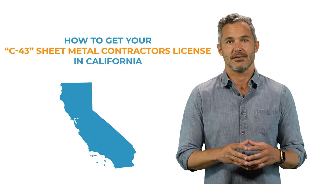 Watch video on how to get a sheet metal contractors license