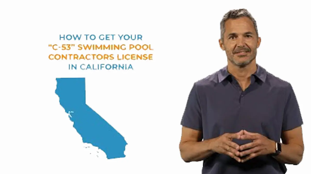 Watch video on how to get a swimming pool contractors license
