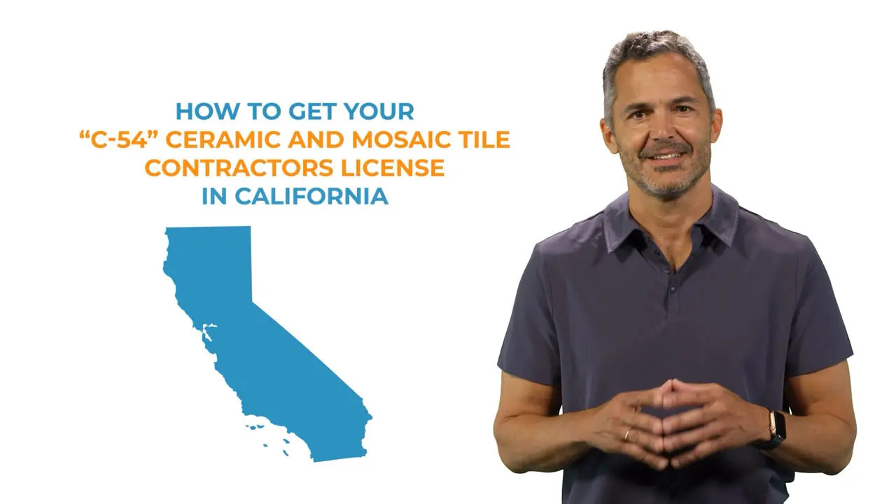 Watch video on how to get a tile contractors license