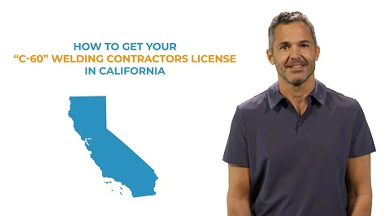 Watch video on how to get a welding contractors license