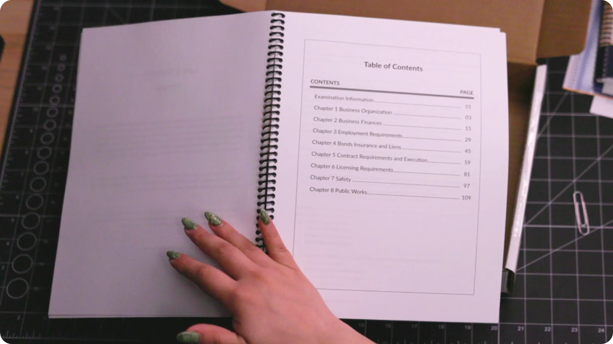 Home study course materials overview