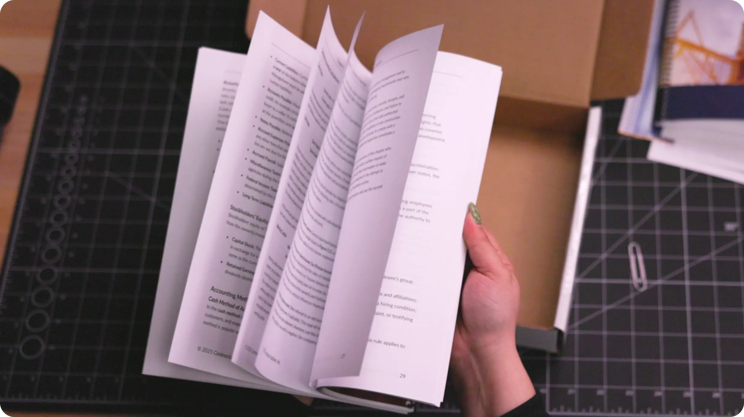 Exam preparation workspace