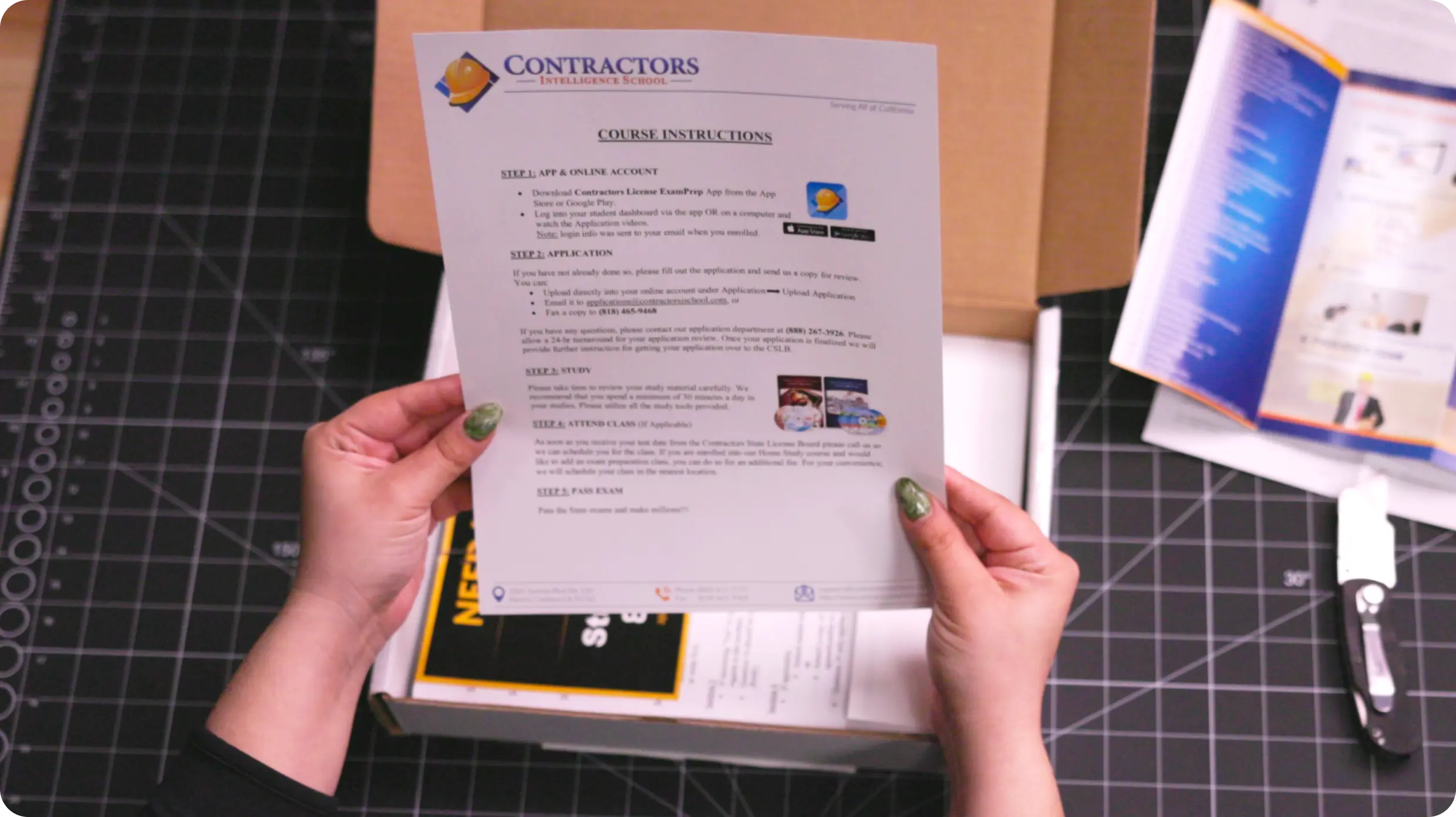 Contractor license study materials