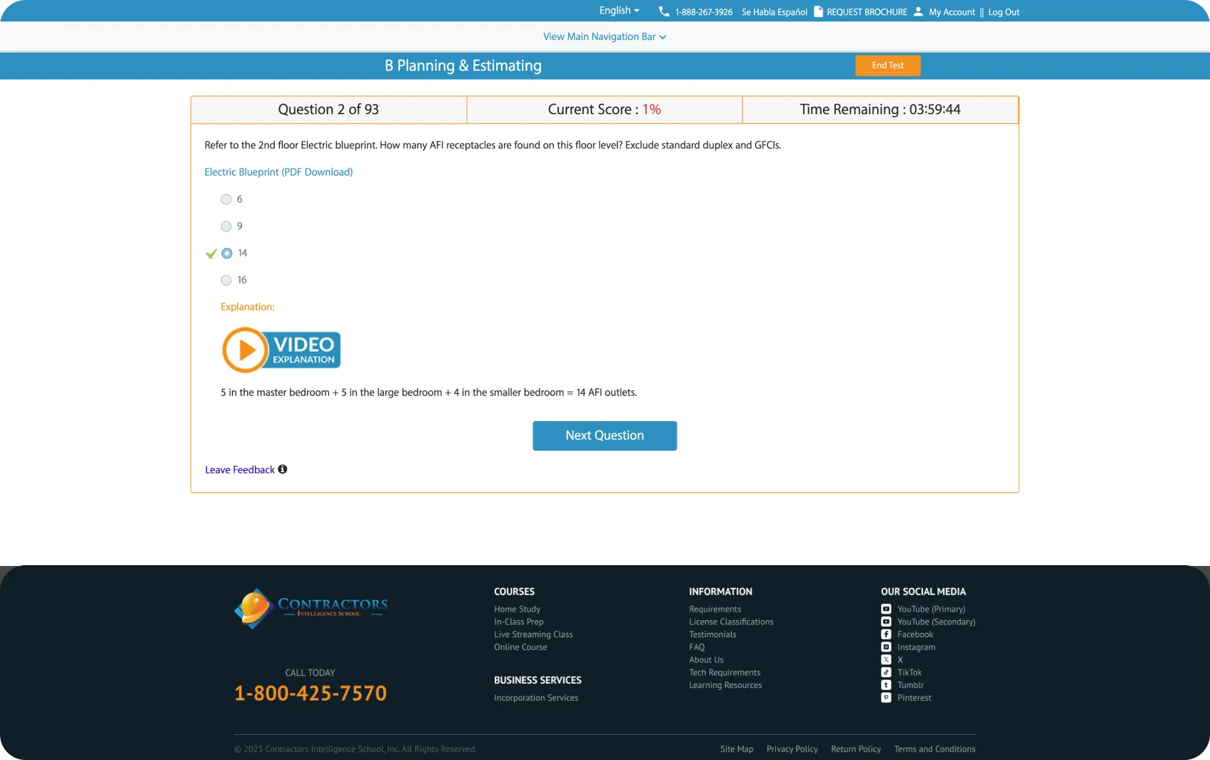 Printed study manuals