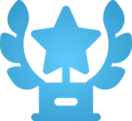 98% success rate icon