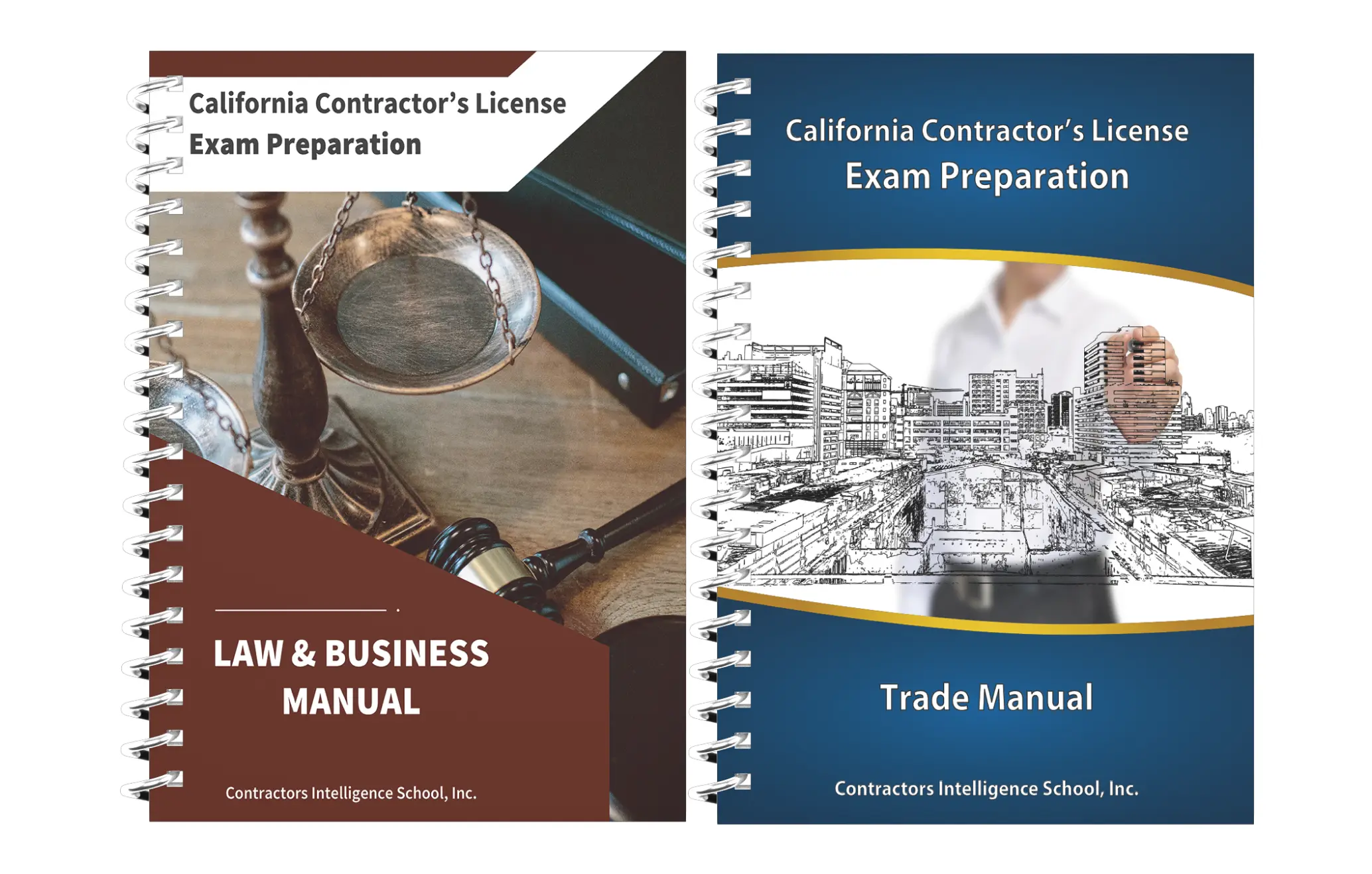 Study manuals for Law & Business and Trade exam prep