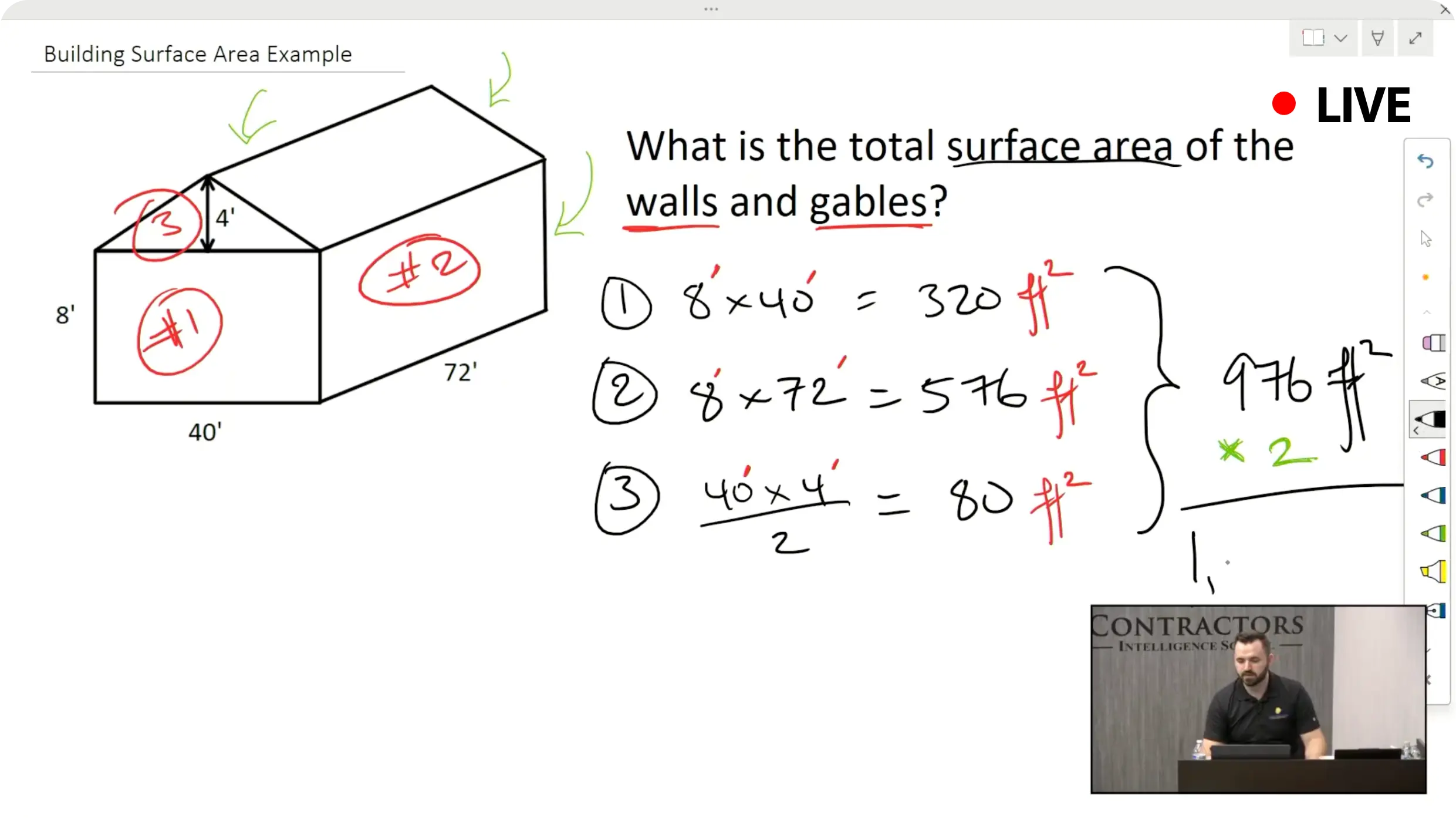 Live instructor-led contractor license training