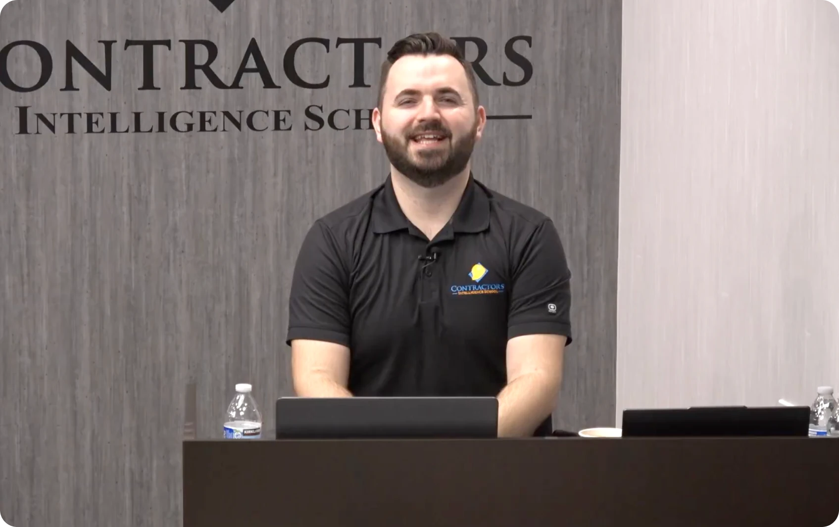 In-class contractors license preparation course classroom session slide 1