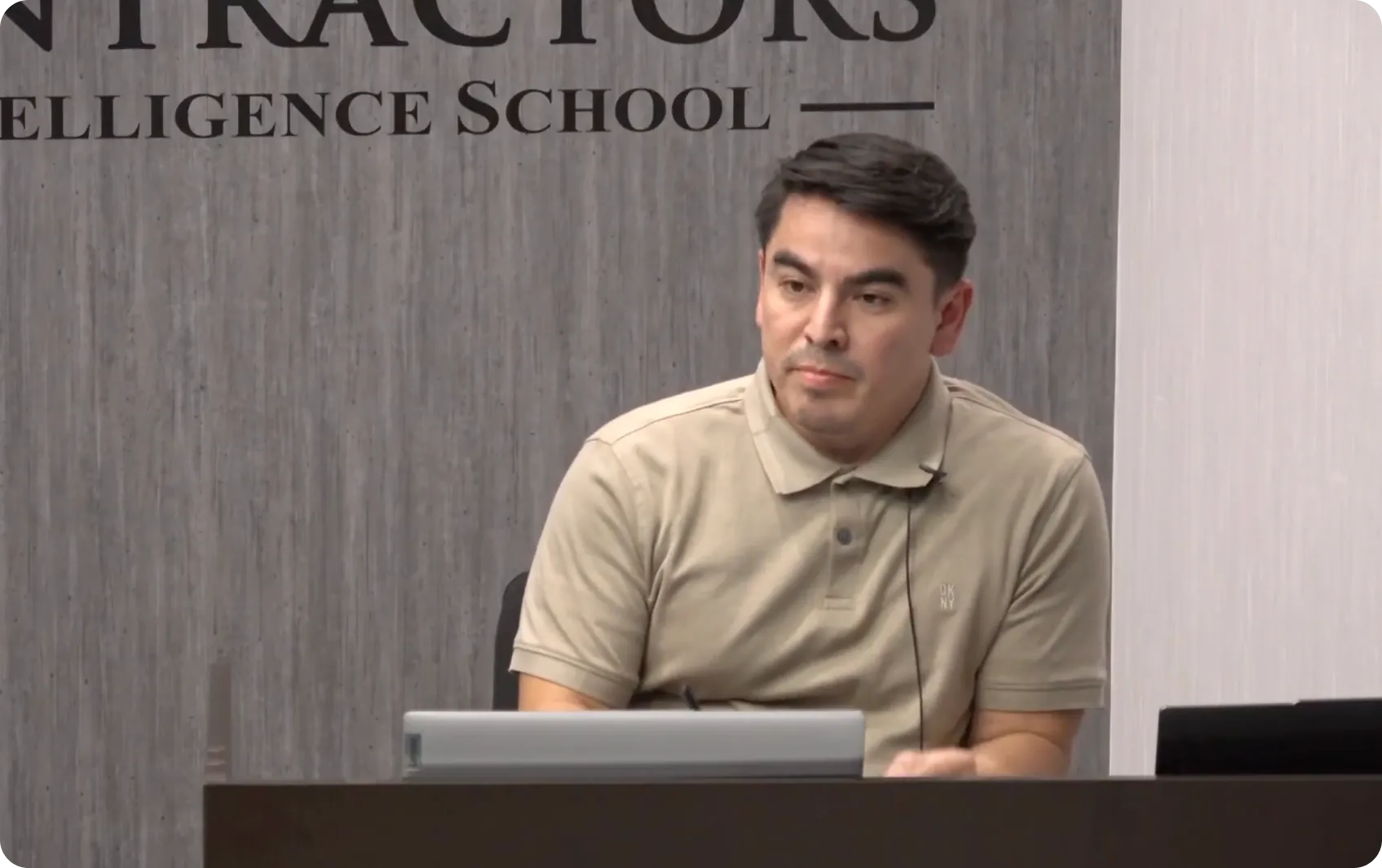 In-class contractors license preparation course classroom training slide 6