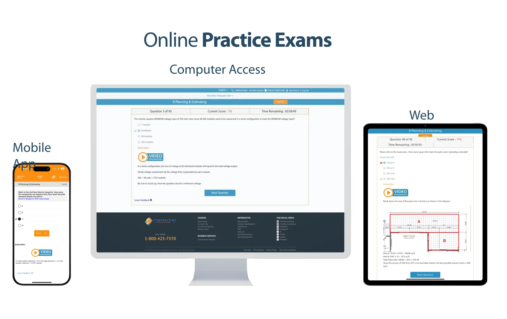 In-class contractors license preparation course class overview slide 7