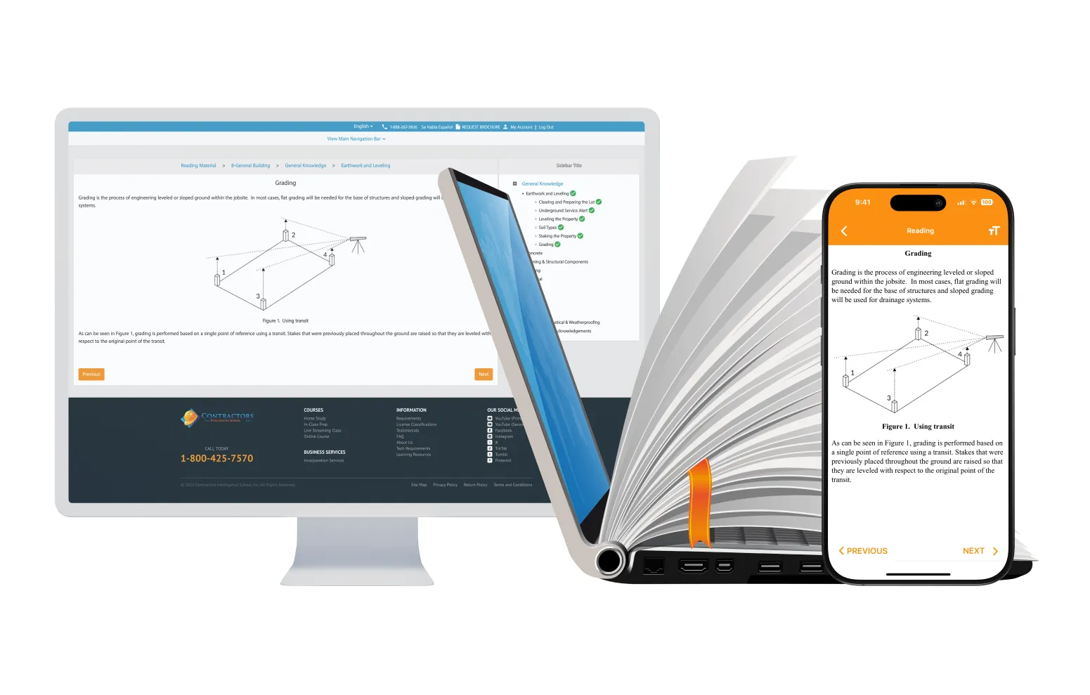 Online reading course accessible on desktop and mobile