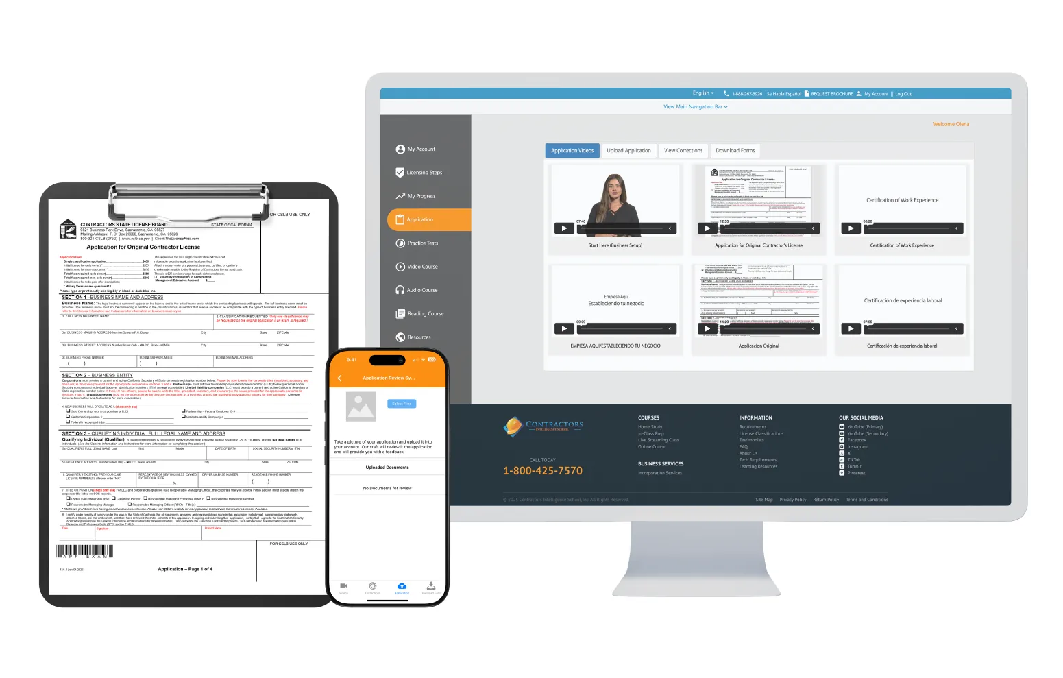 iApplication Prep Tool for CSLB application assistance