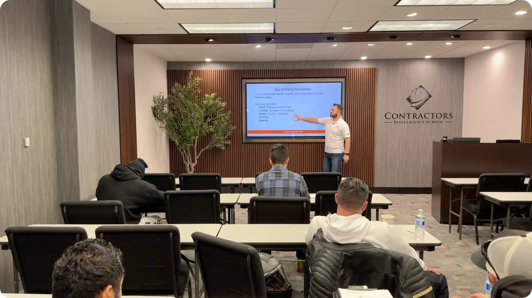 In-class training session