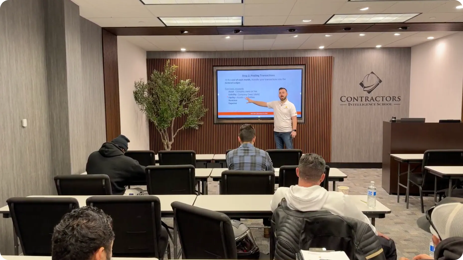 Classroom discussion session