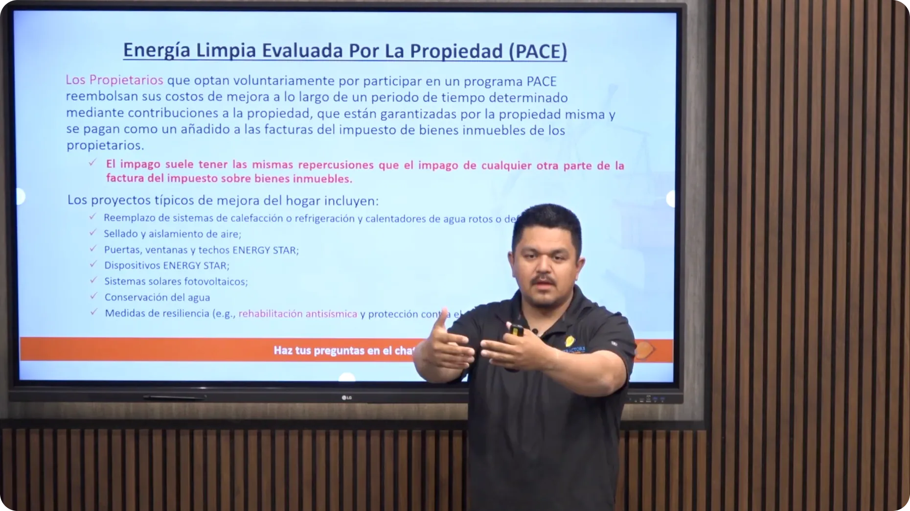 Live classroom training