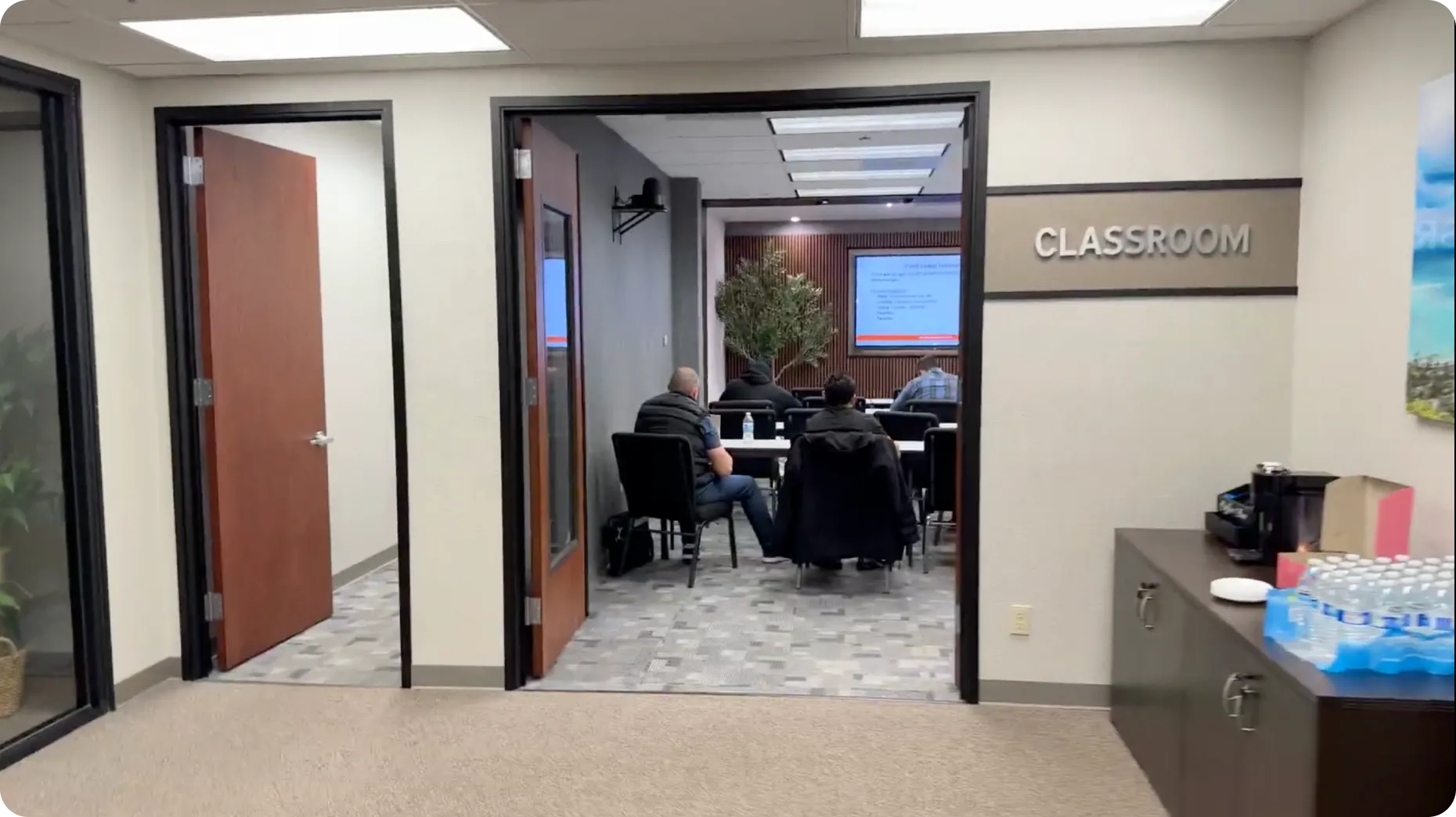 Students learning construction concepts